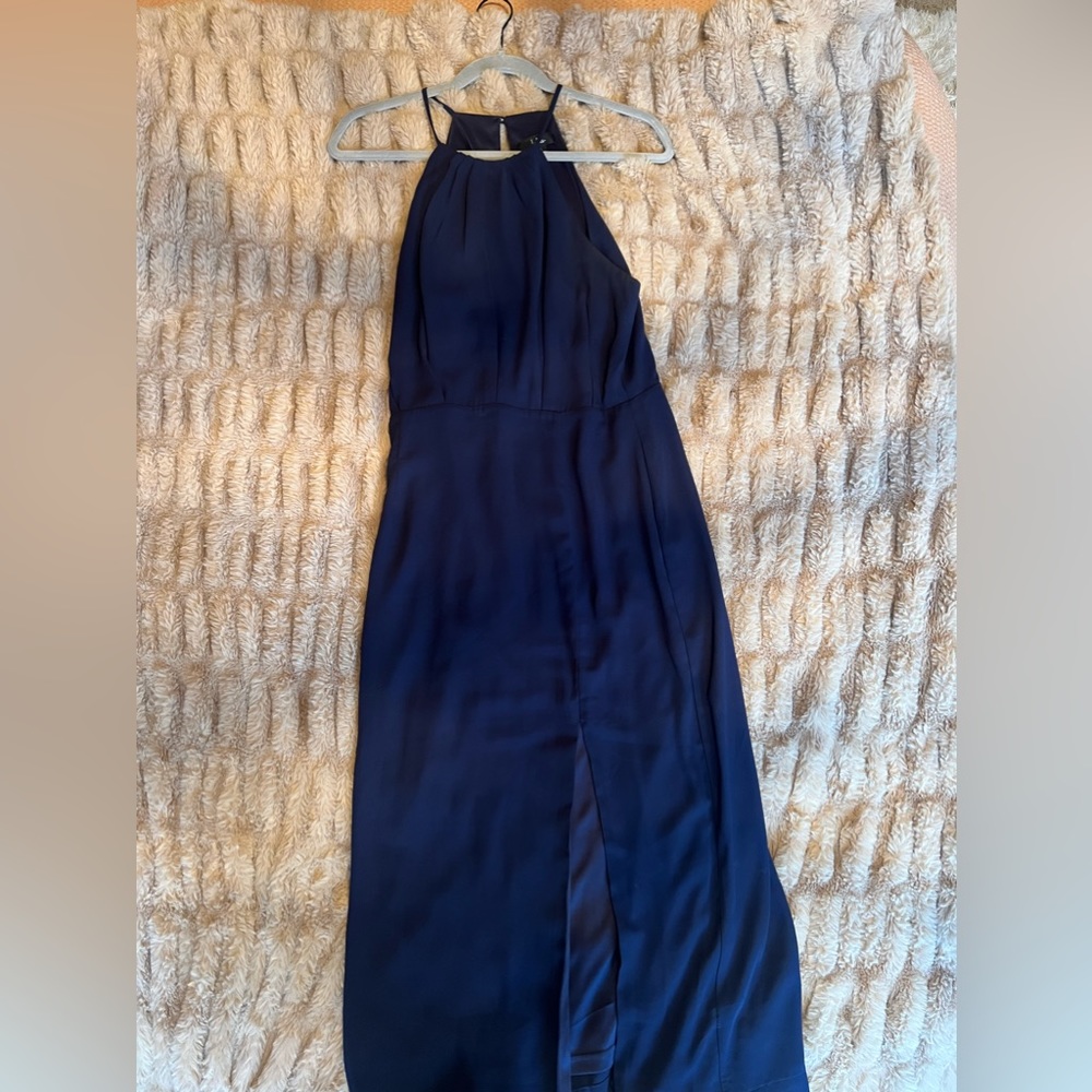 Lulu's High Neck Midi Dress